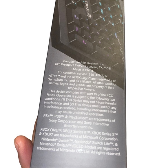 Atrix Membrane Wired Gaming Keyboard with RGB Lighting GameStop Exclusive
Atrix - Picture 6 of 9